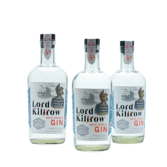 3 botellas de Gin Lord Kiltrow